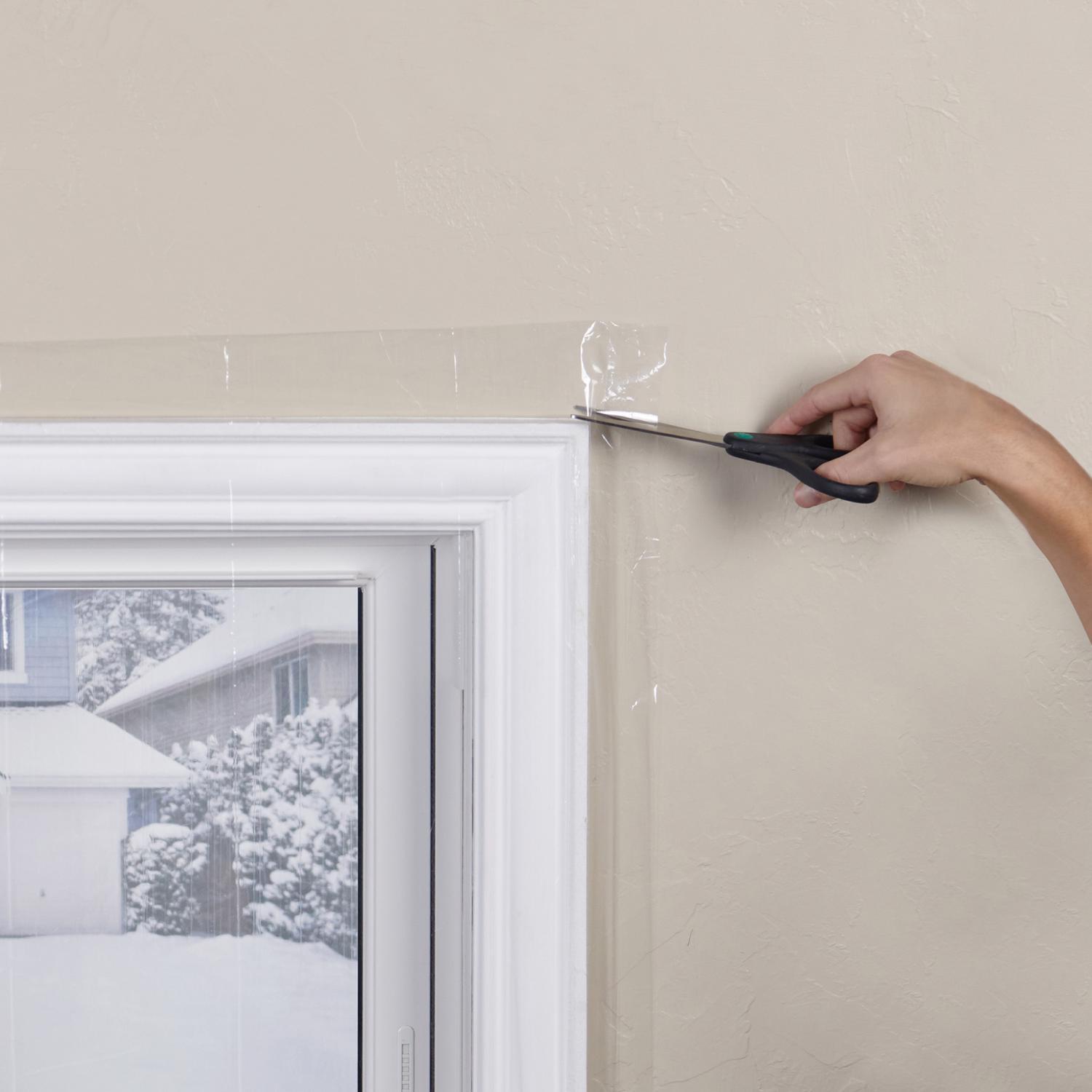 M-D Building Products Polar Block Indoor Window Shrink Film 84 in. L X 110 in. W 1 sheet
