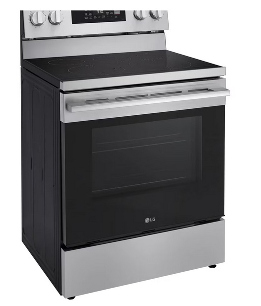 LG 6.3 cu. ft. Smart Wi-Fi Enabled ProBake Convection Electric Range with Air Fry & EasyClean