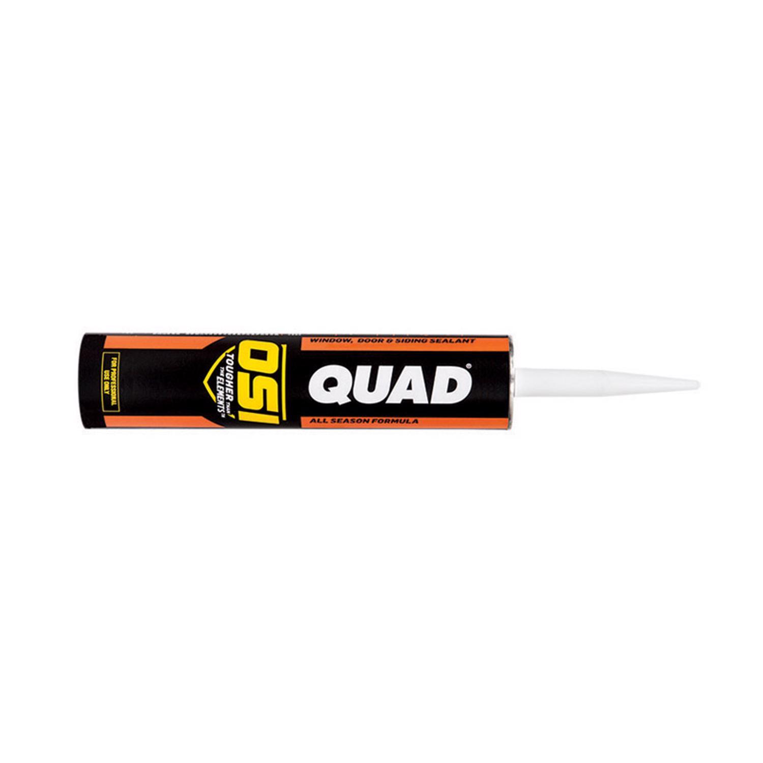 OSI Quad Bronze Elastomeric Polymers Door/Siding/ Window Sealant 10 oz