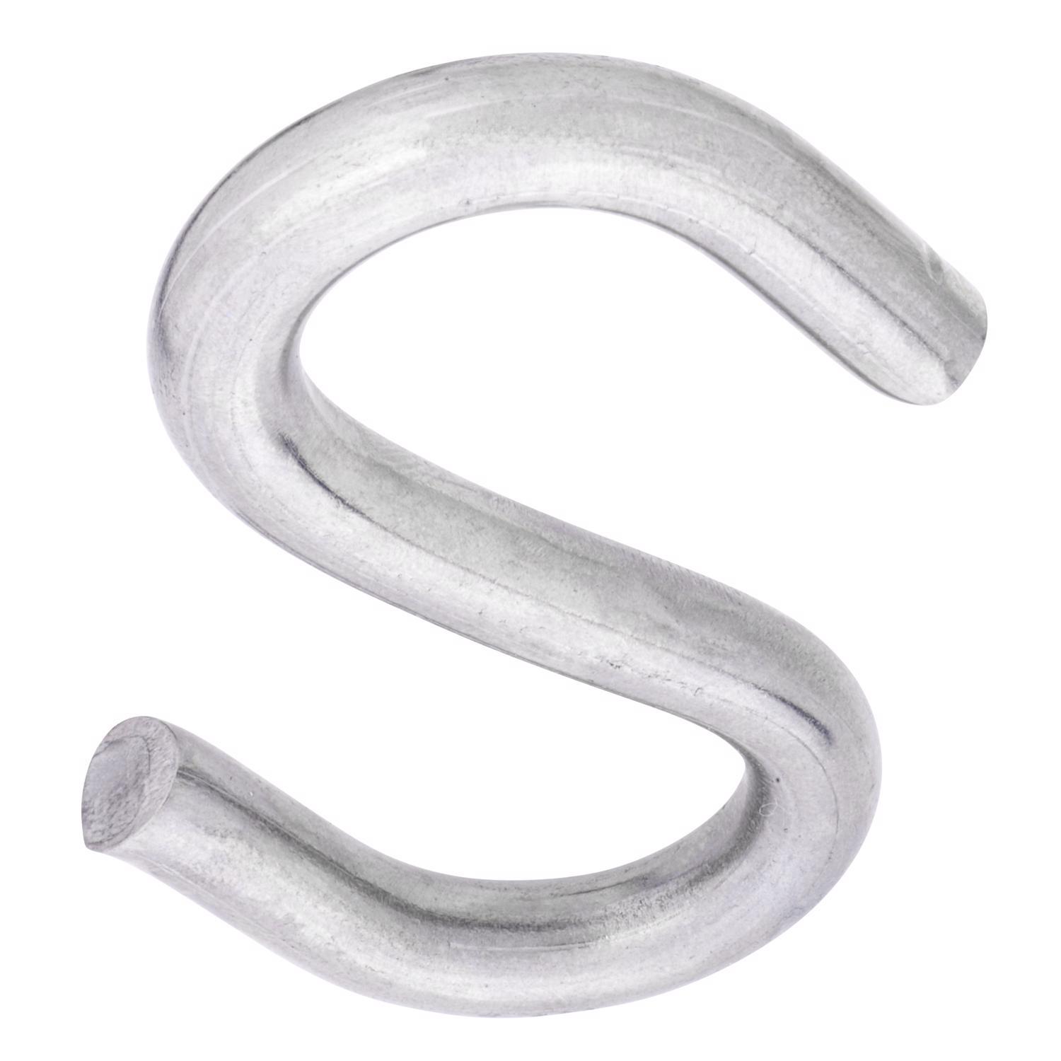 Hampton Small Stainless Steel 3 in. L S-Hook 250 lb 1 pk