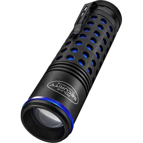 Police Security 400 Lumen LED Flashlight, Black