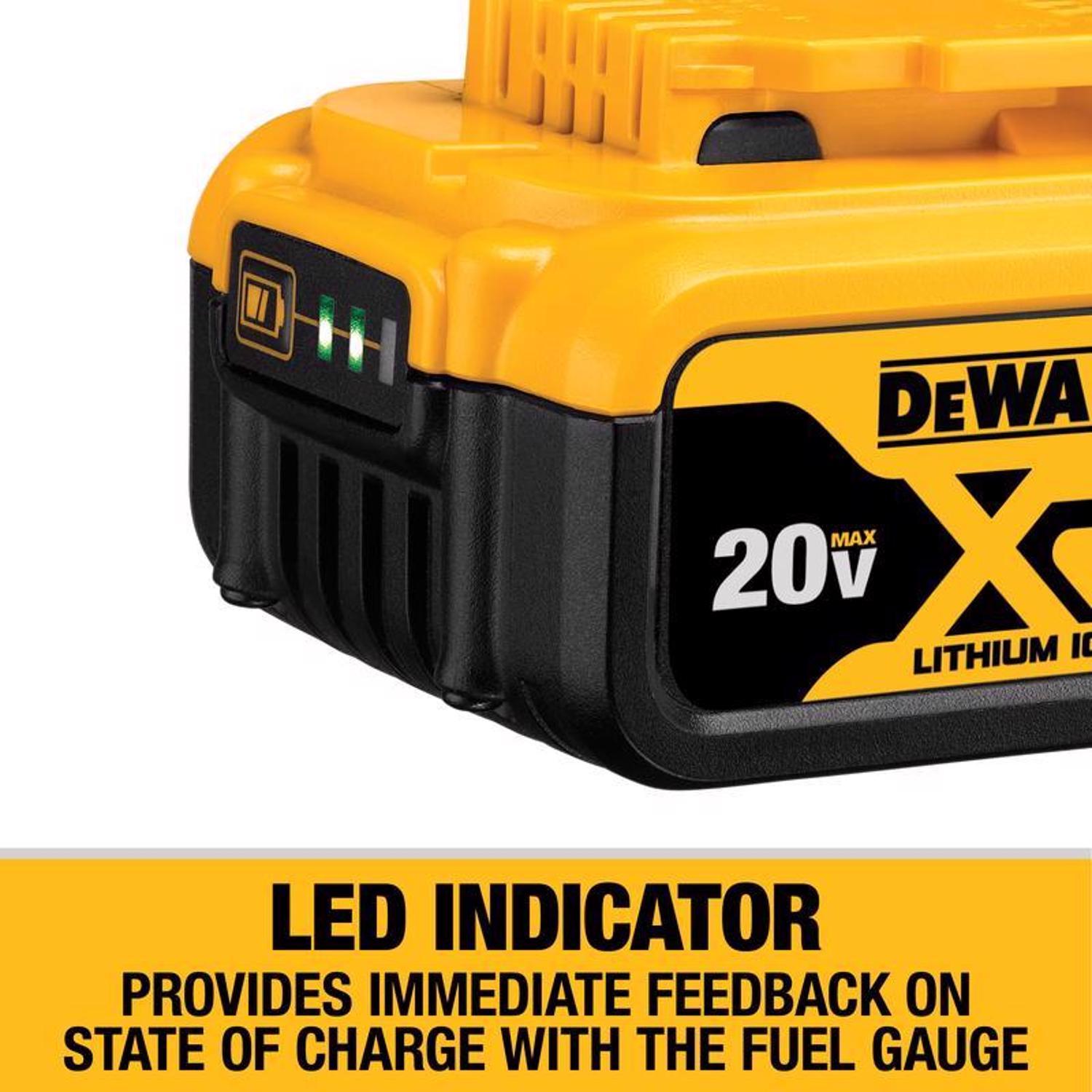 DeWalt 20V MAX DCB346-3 Lithium-Ion Battery Pack 3 pc