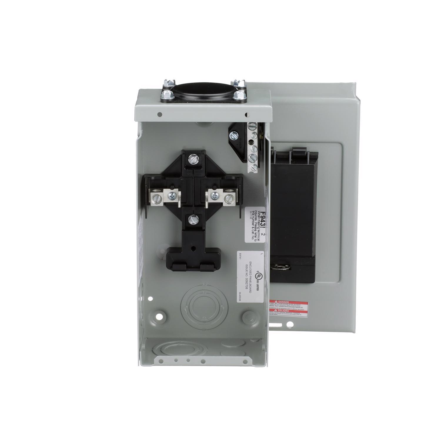 Eaton Cutler-Hammer 70 amps 120/240 V 2 space 4 circuits Surface Mount Main Lug Load Center