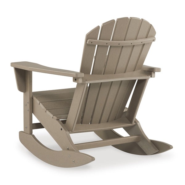 Ashley Adirondack Rocker Sundown Treasure Driftwood