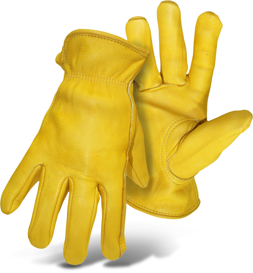 Premium Grain Deerskin Leather Driver, size Jumbo
