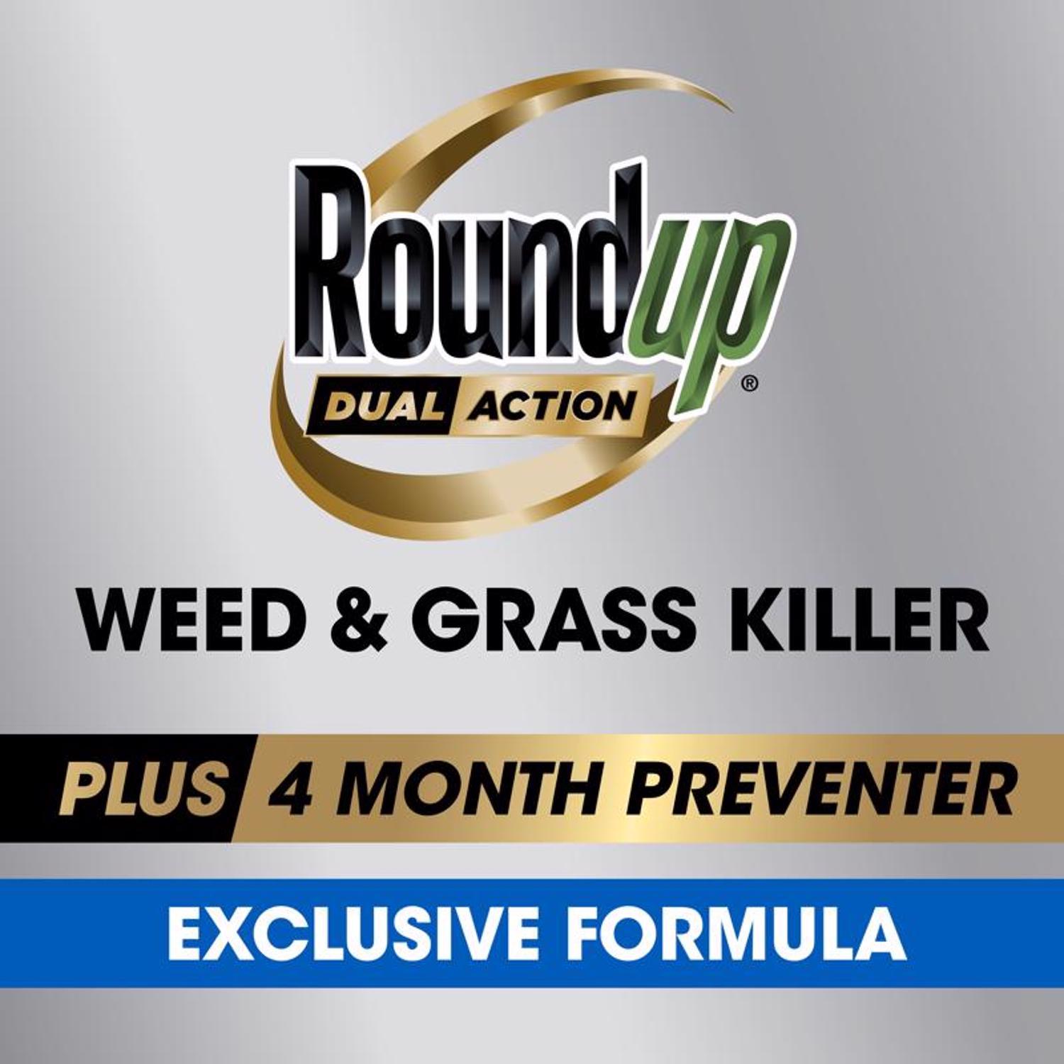 Roundup Dual Action Weed and Grass Killer RTU Liquid 1 gal