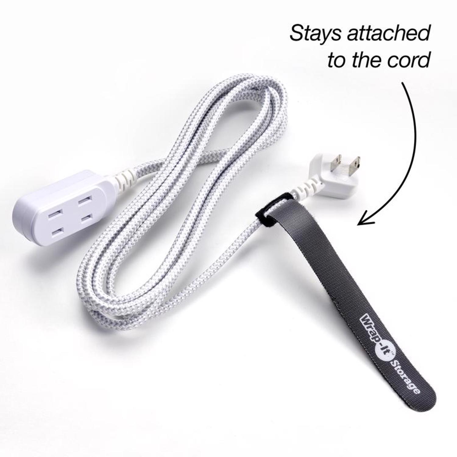 Wrap-It Self-Gripping Black Bundling Strap 2 lb 20 pk