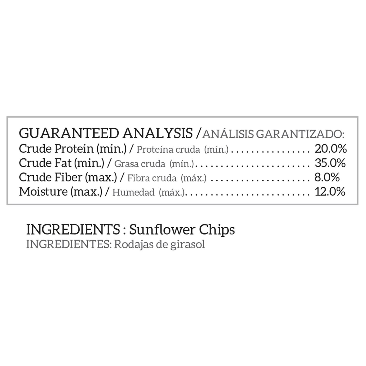 Ace Songbird Sunflower Sunflower Chips 8 lb