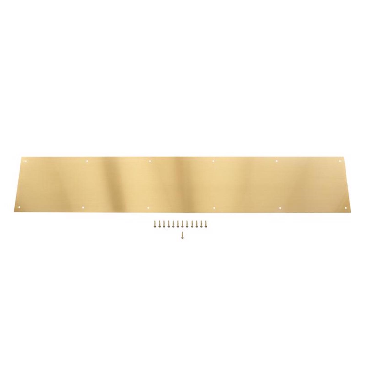 Ace 6 in. H X 34 in. L Brass Brass Kickplate