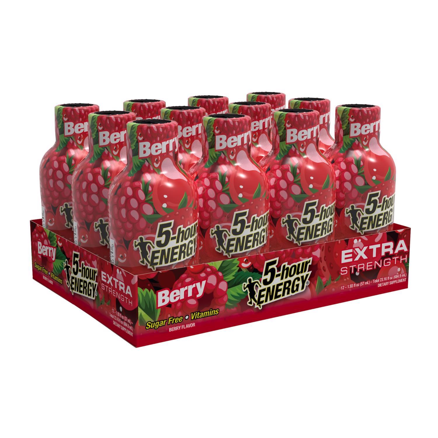 5-hour Energy Extra Strength Sugar Free Berry Energy Shot 1.93 fl. oz.