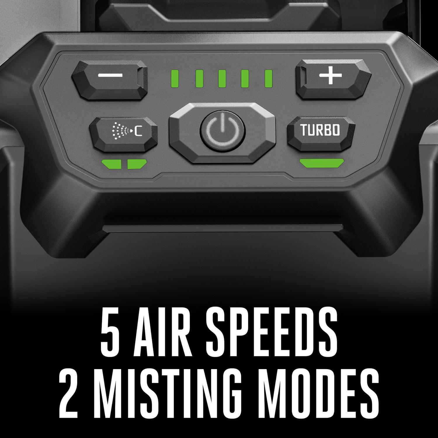 EGO Power+ 5 speed Misting Cordless Fan Bare Tool