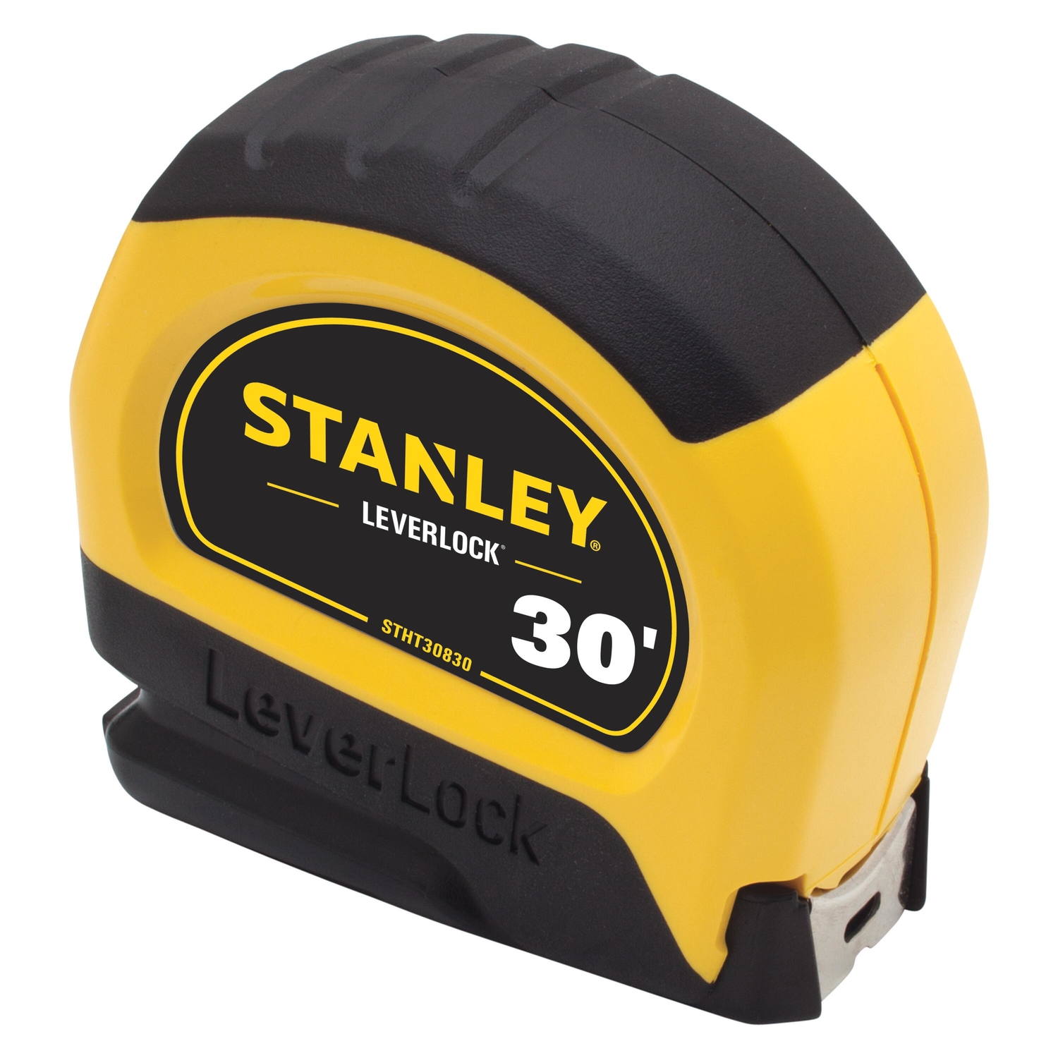Stanley LeverLock 30 ft. L X 1 in. W Tape Measure 1 pk