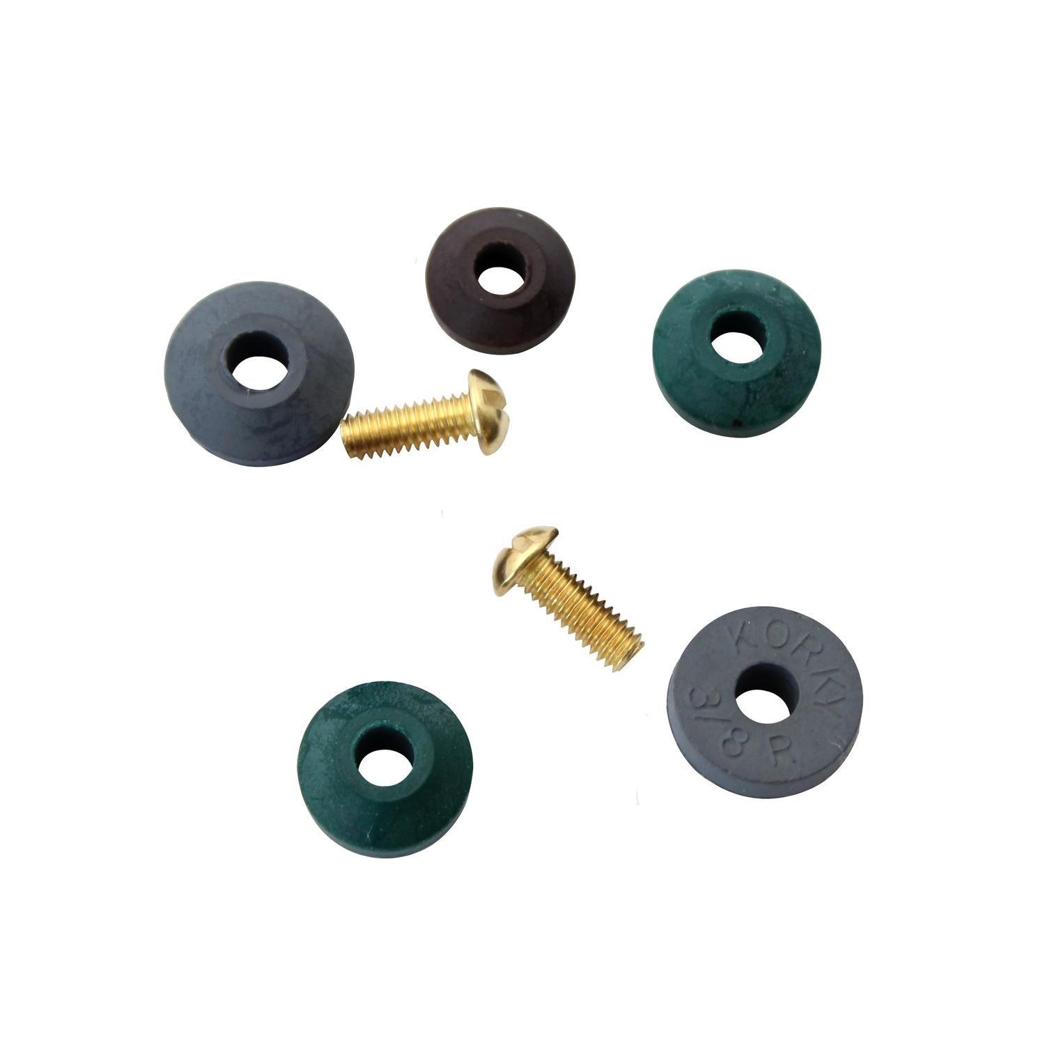 Ace.1 in. D Rubber Beveled Faucet Washer Assortment 9 pk