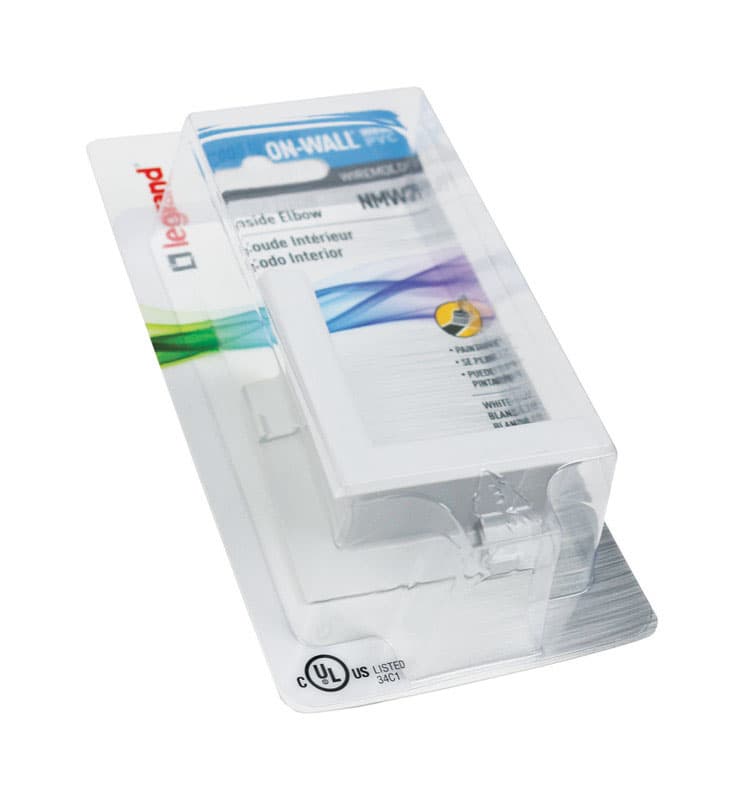 Legrand On-Wall 2 in. L Inside Elbow 1 pk