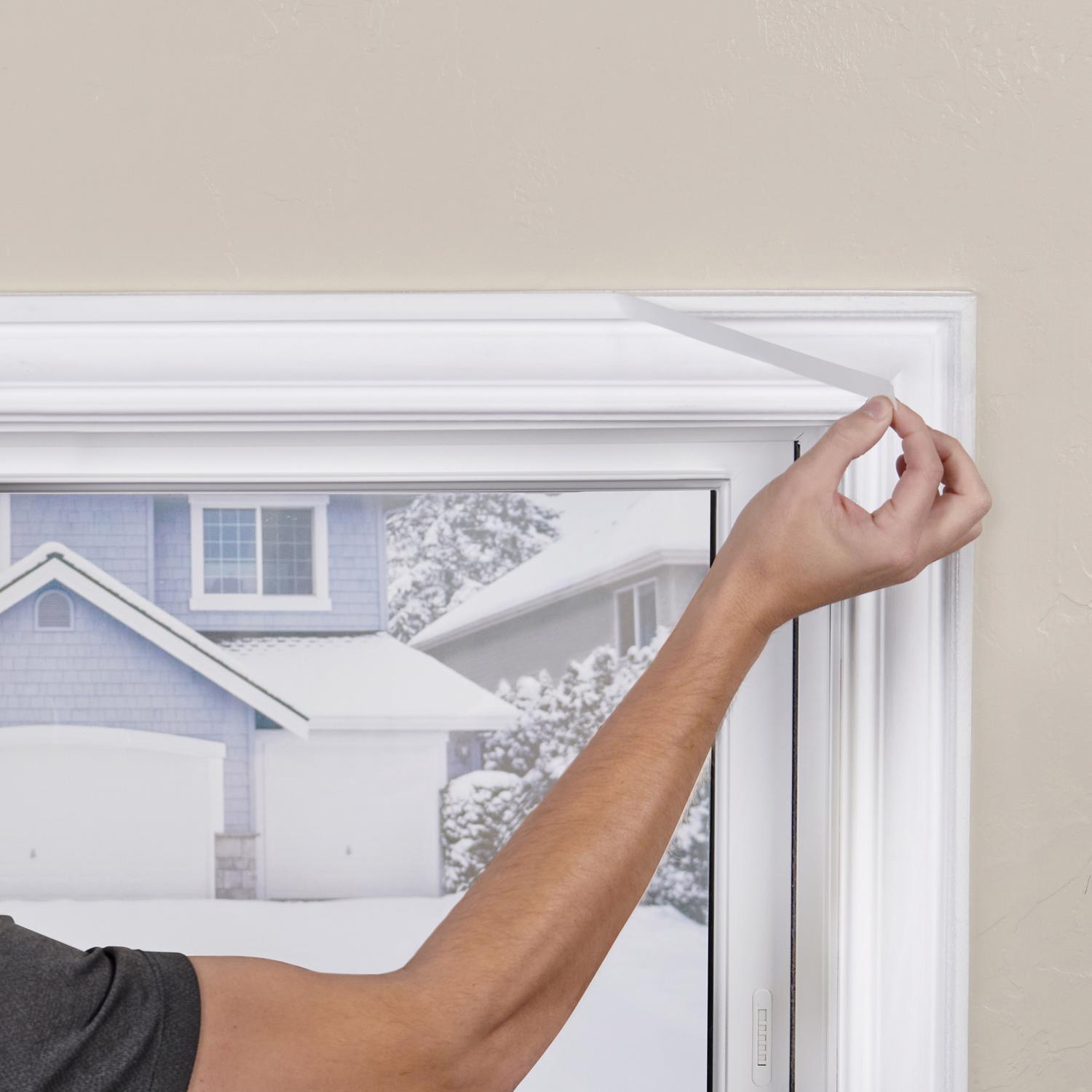 M-D Building Products Polar Block Indoor Window Shrink Film 84 in. L X 110 in. W 1 sheet