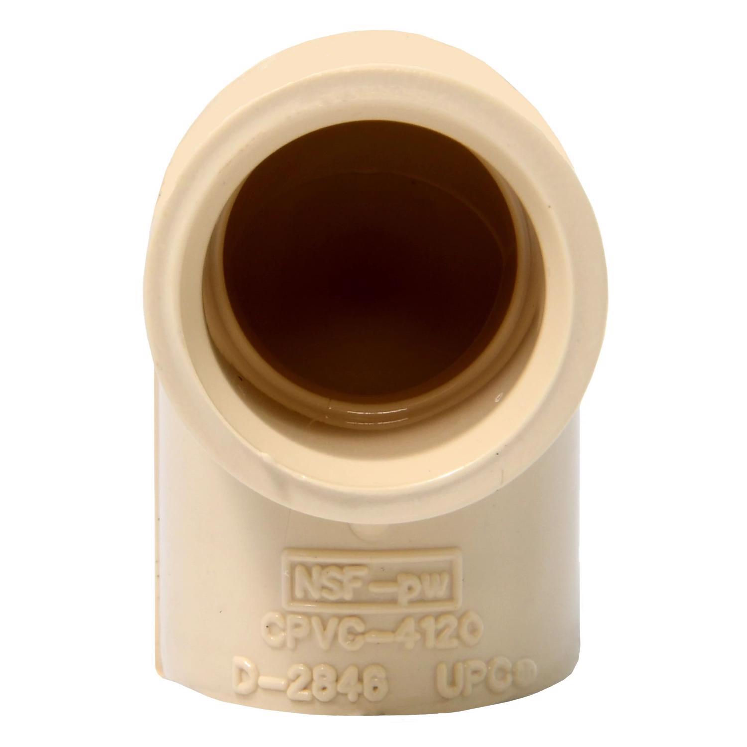 Charlotte Pipe FlowGuard 1/2 in. Slip X 1/2 in. D Slip CPVC Elbow 10 pk
