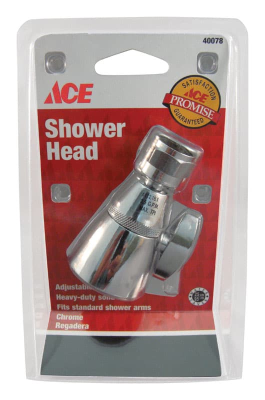 Ace Chrome Chrome 6 settings Showerhead 1.8 gpm