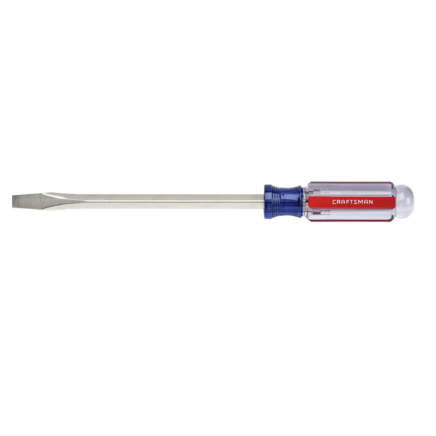 Craftsman 3/8 in. X 8 in. L Slotted Screwdriver 1 pc