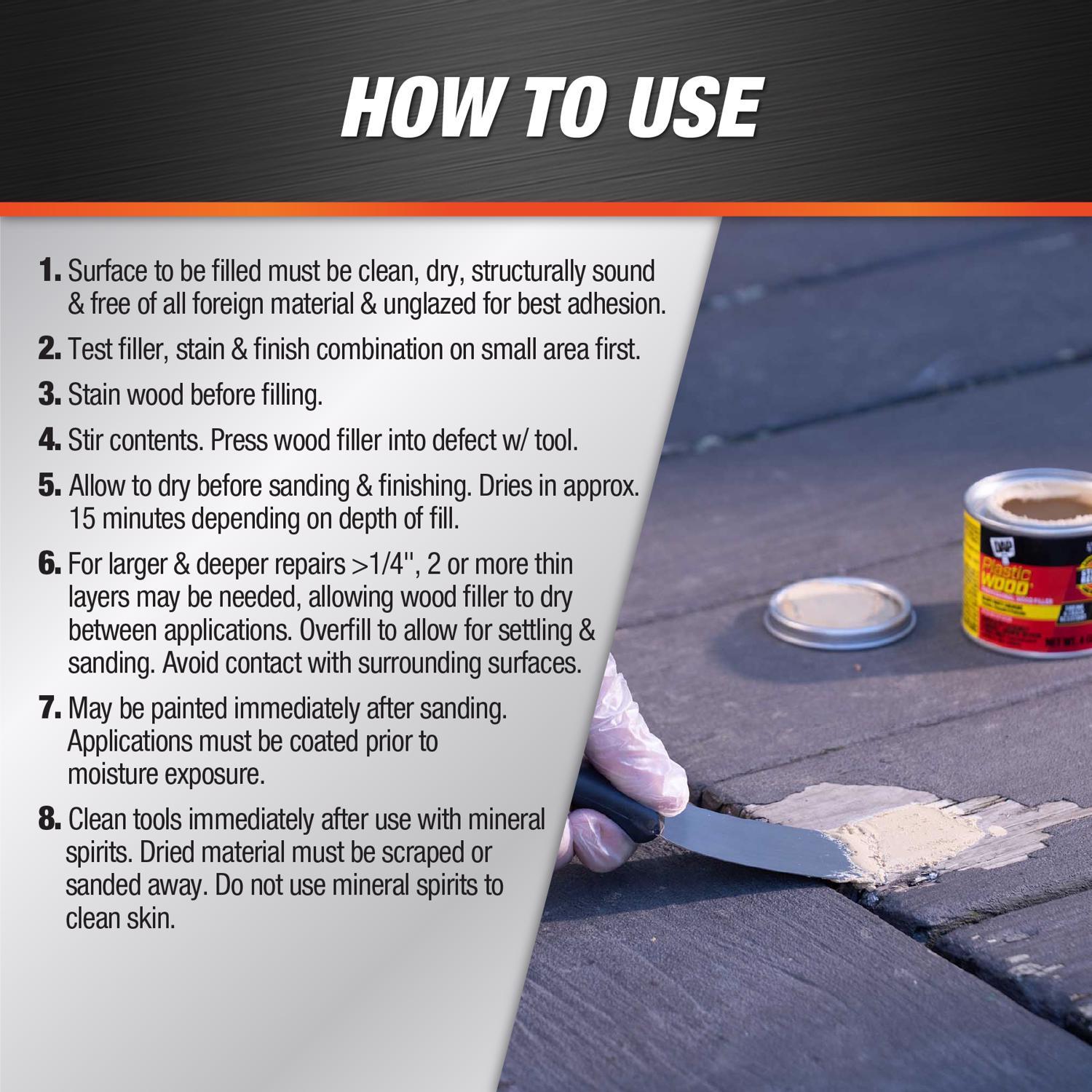 DAP Plastic Wood Golden Oak Wood Filler 4 oz