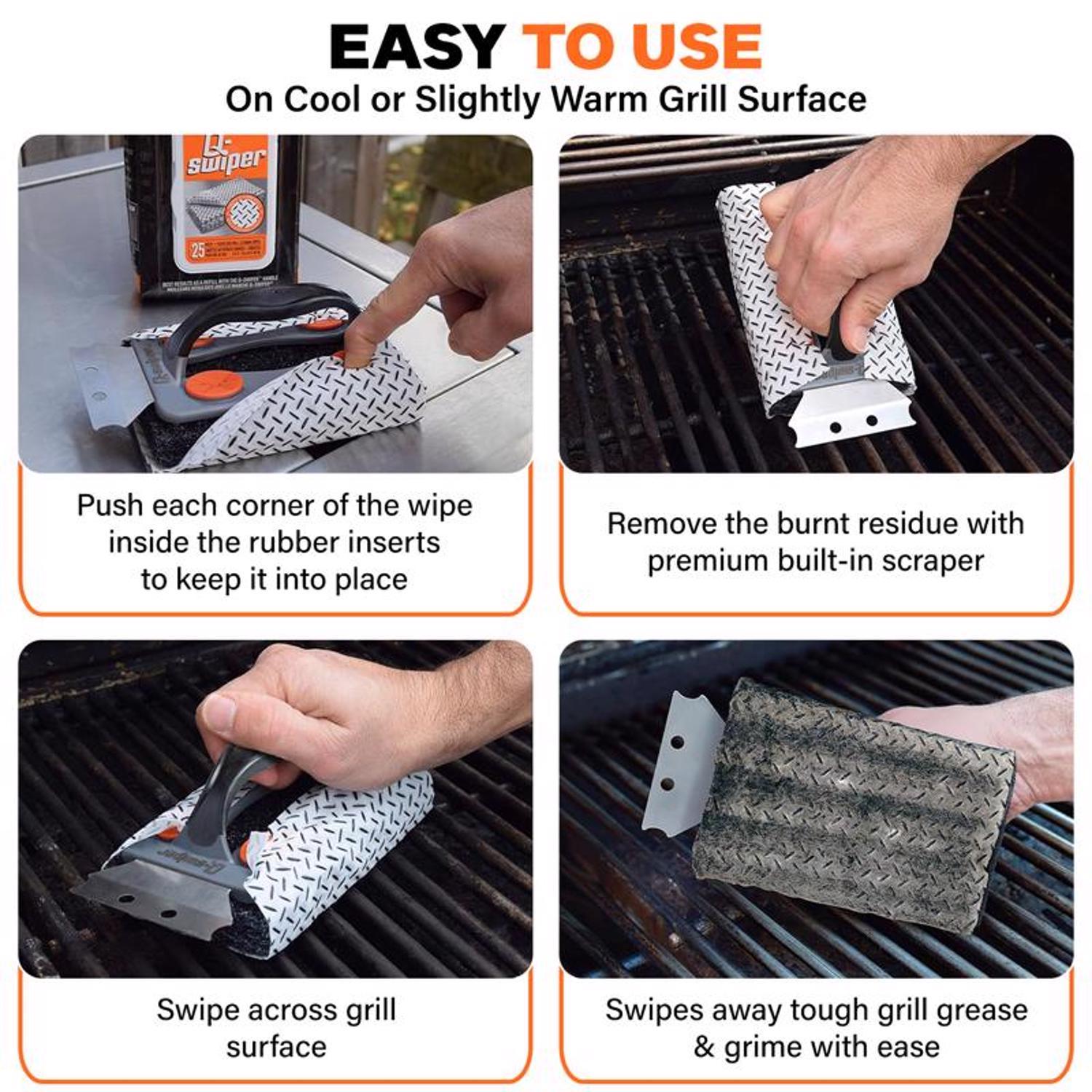 Proud Grill Q-Swiper Grill Cleaning Kit 7 in. H X 3 in. L X 3.4 in. W 26 pc