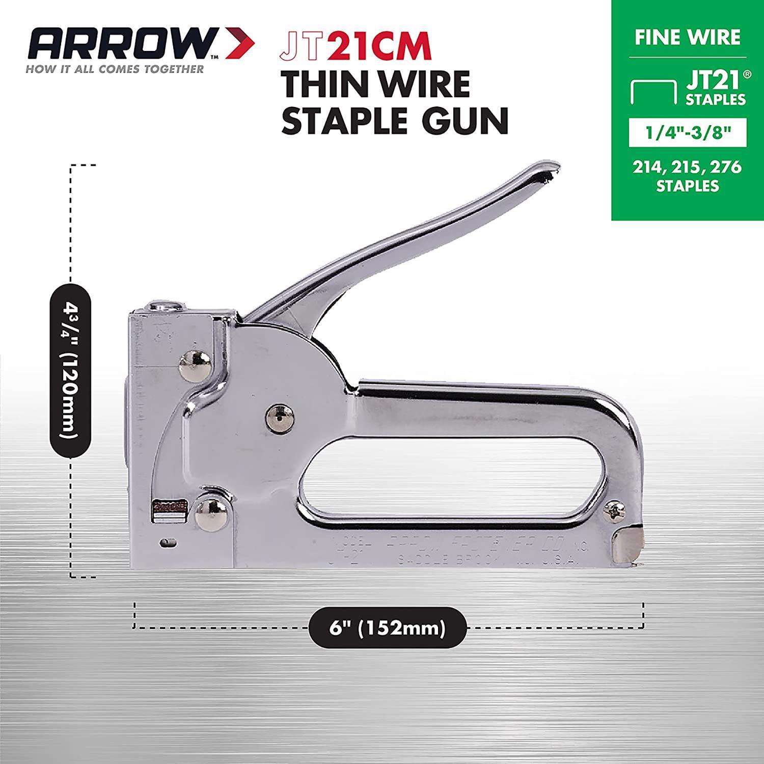 Arrow 7/16 in. Narrow Staple Gun JT21