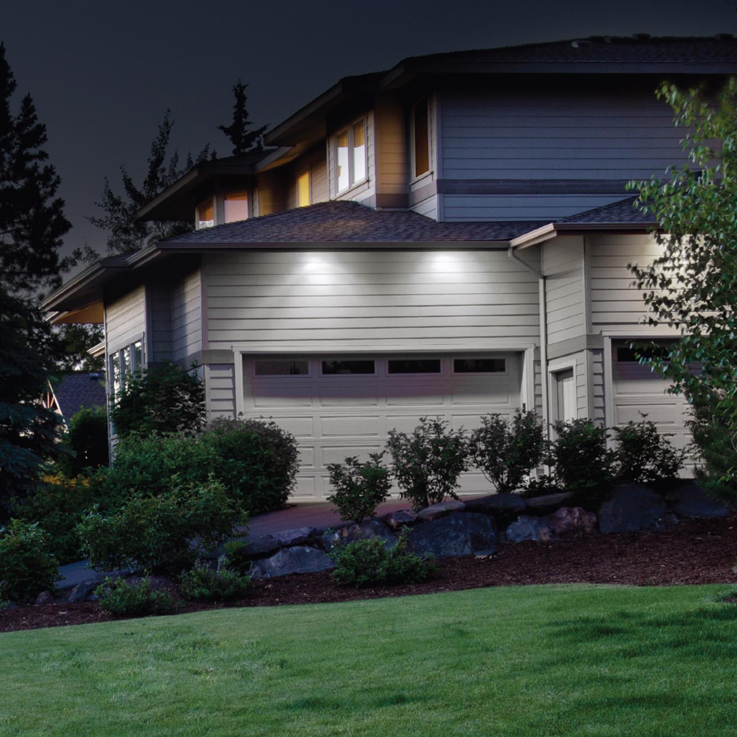 Feit Electric Motion-Sensing Hardwired Led Bronze Security Floodlight