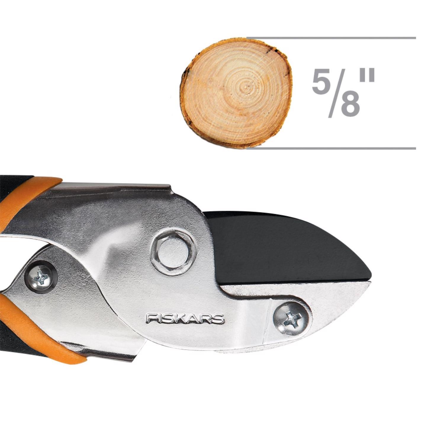 Fiskars Power-Lever Steel Anvil Pruners