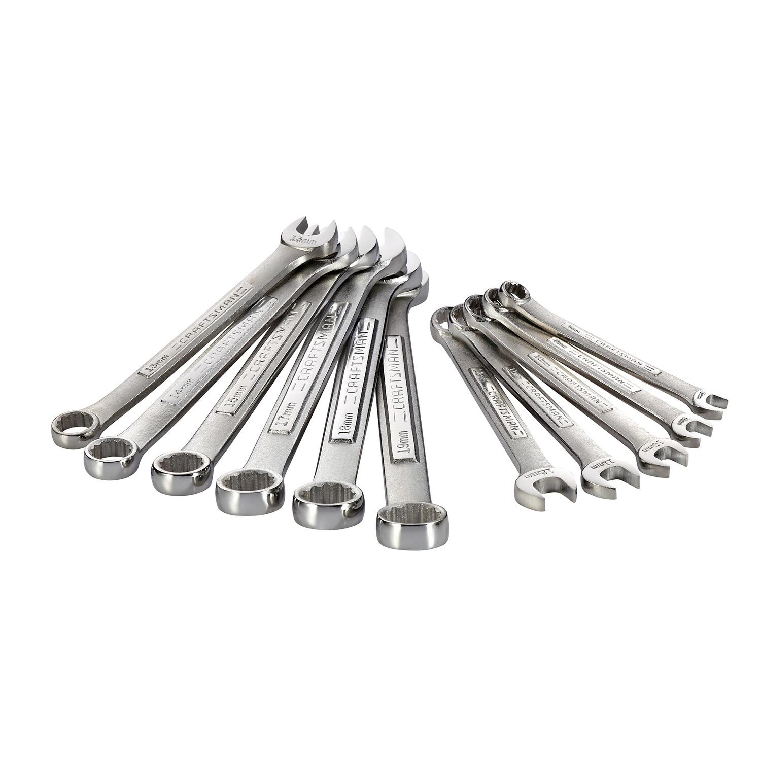 CRAFTSMAN 12 Point Metric Wrench Set 11 pc