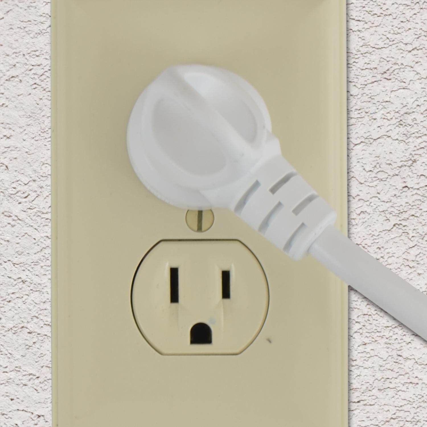 Conntek Indoor 15in. L White Extension Cord 16/3 SJTW