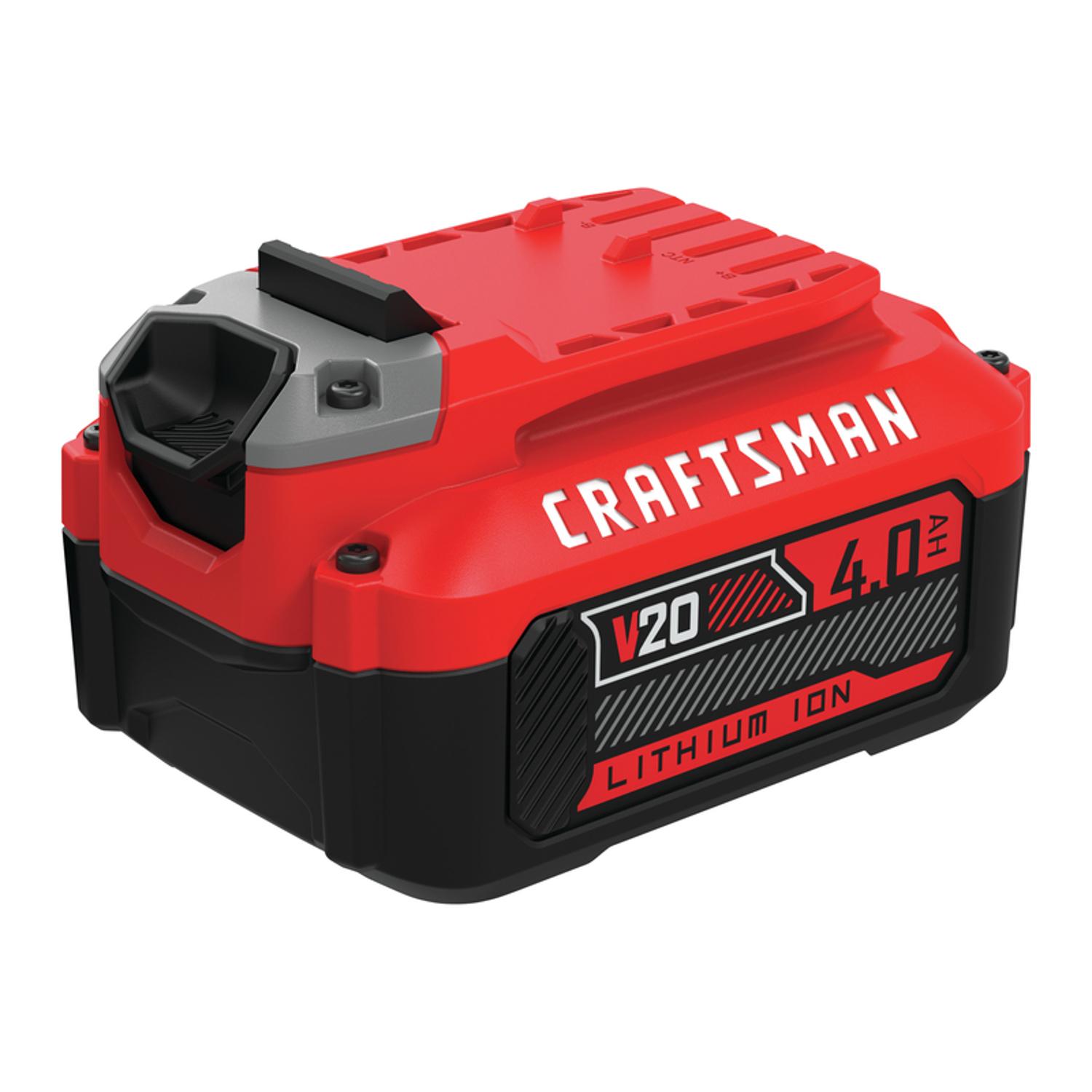 CRAFTSMAN V20 CMCB204-2 4 Ah Lithium-Ion High Capacity Battery 2 pc