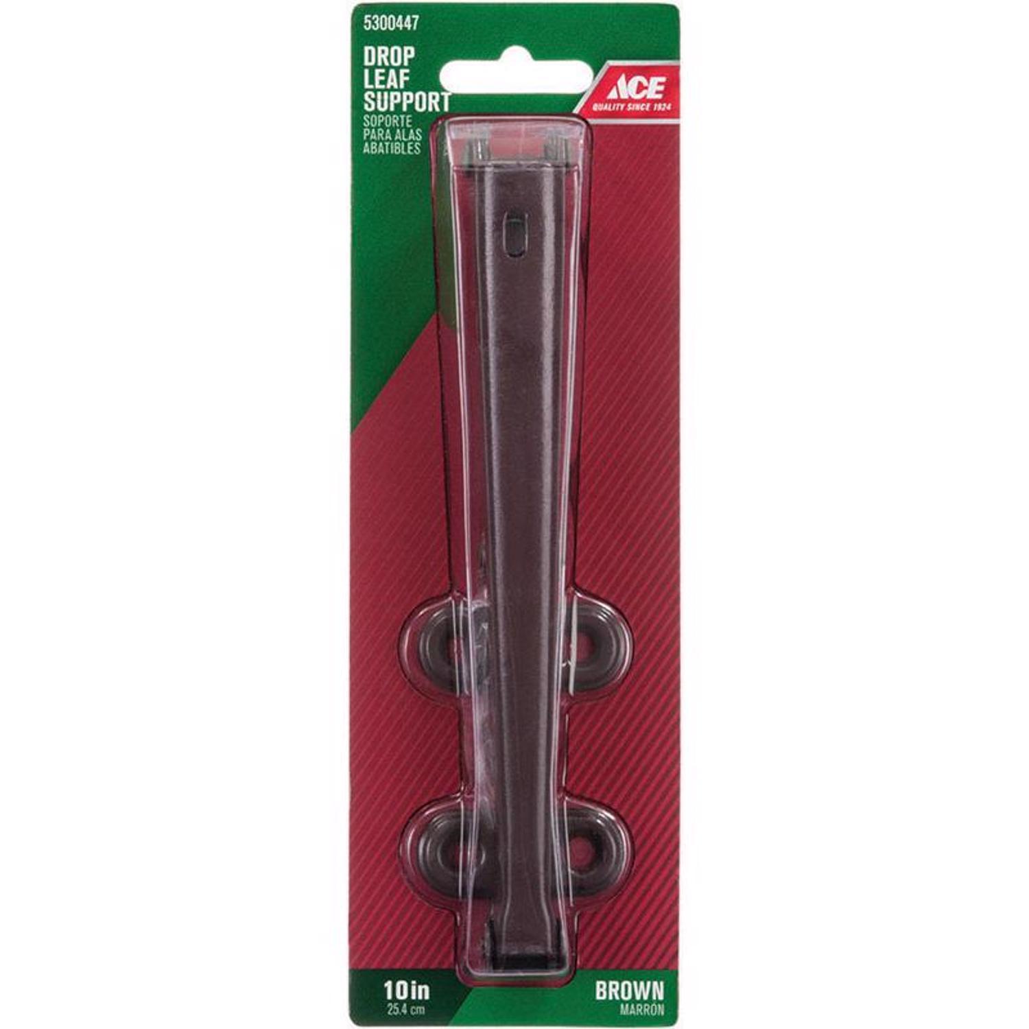 Ace Brown Brass Table Leaf Support Bracket 10 in. L 70 lb