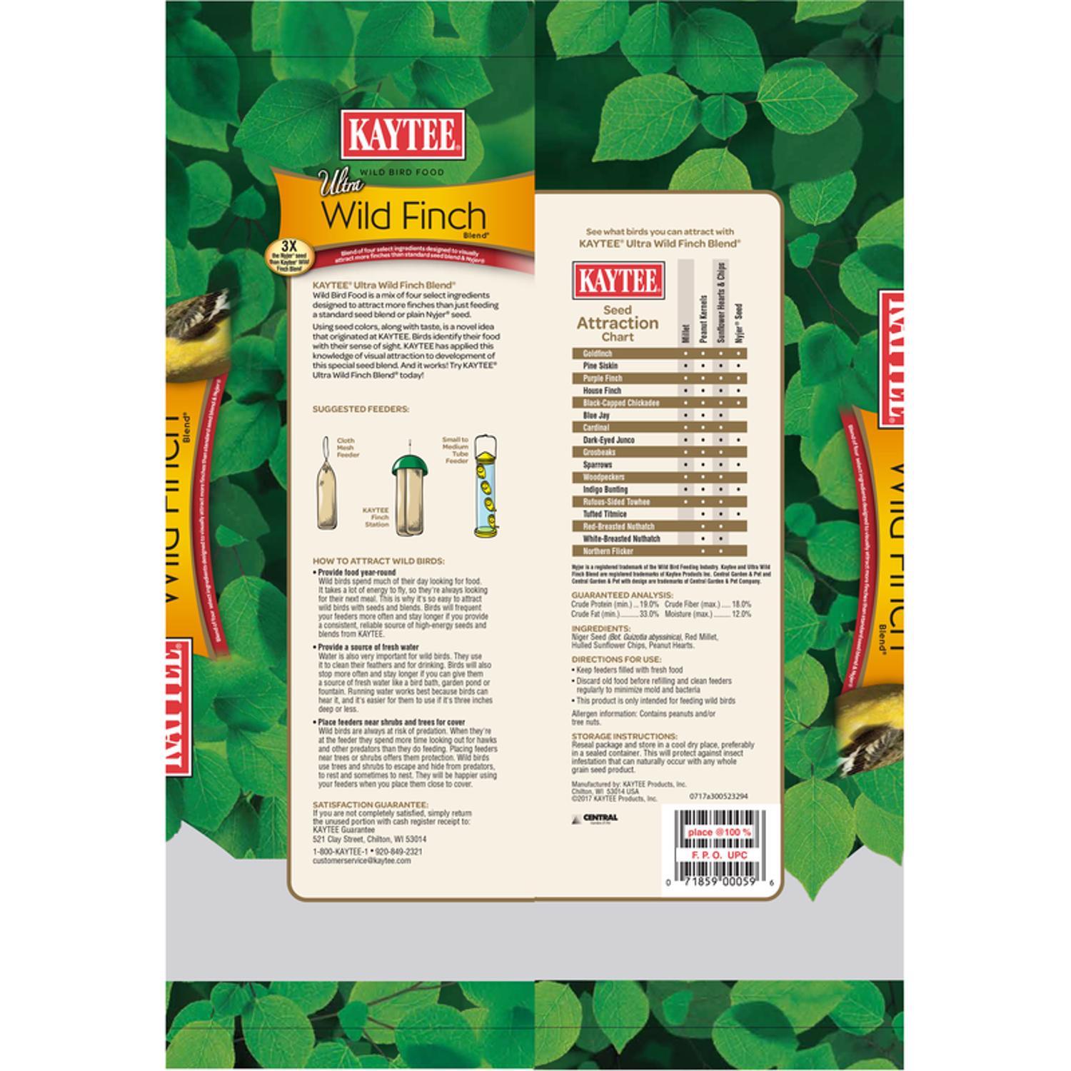 Kaytee Ultra Wild Finch Blend Wild Bird Food 5 lb