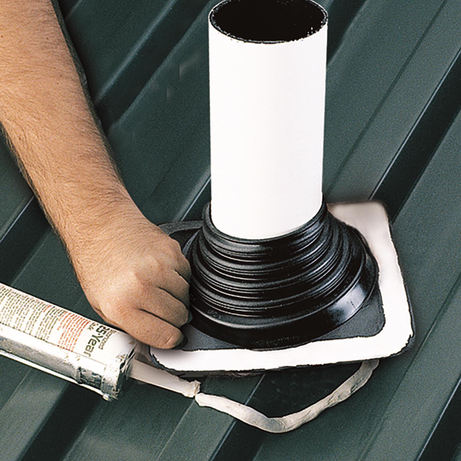 Oatey Master Flash 8 in. W X 8 in. L Metal/Plastic/Rubber Roof Flashing Black