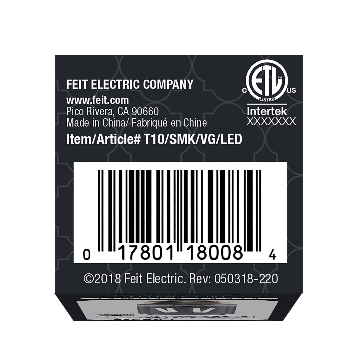 Feit T14 E26 (Medium) LED Bulb Soft White 40 Watt Equivalence 1 pk
