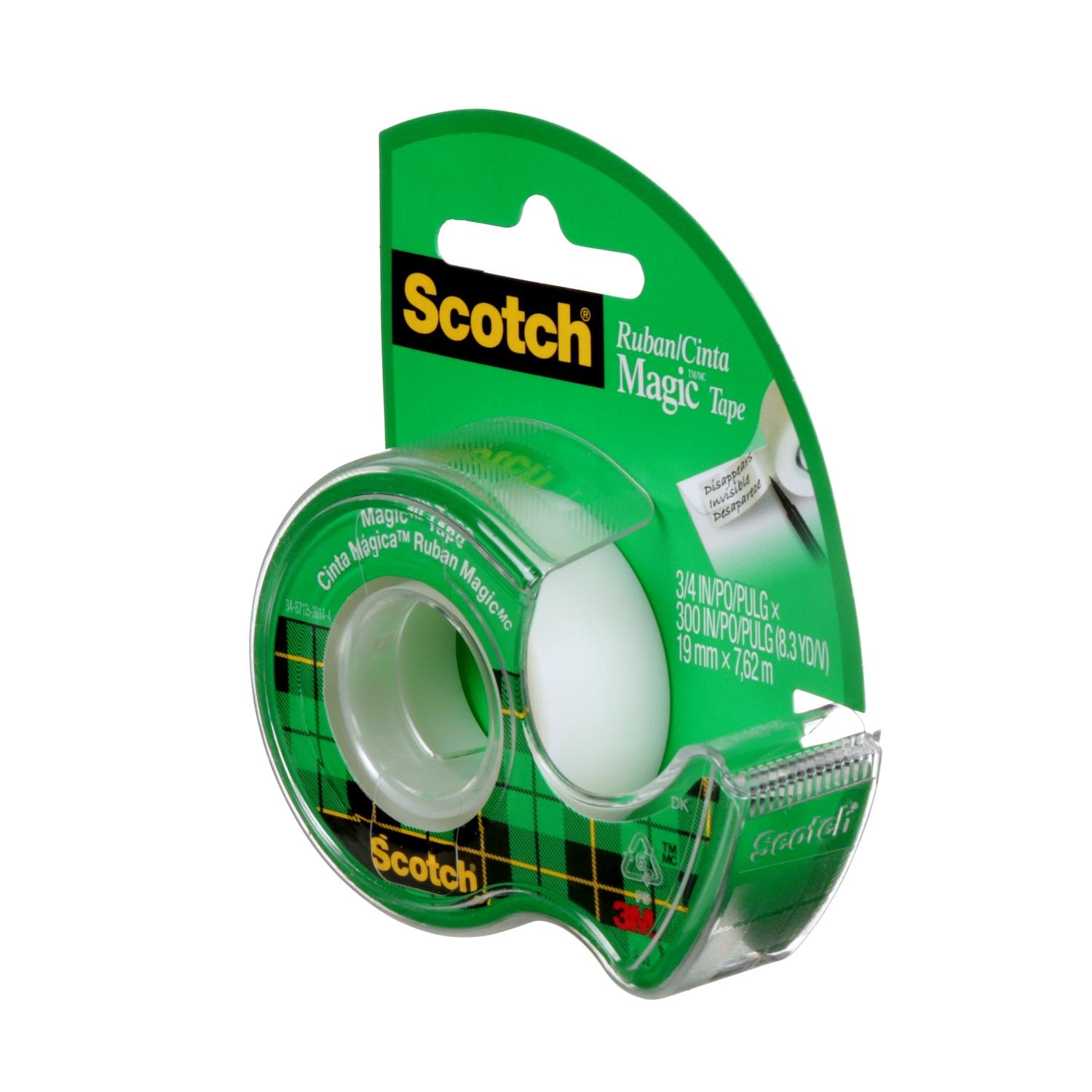 Scotch Magic 3/4 in. W X 300 in. L Tape