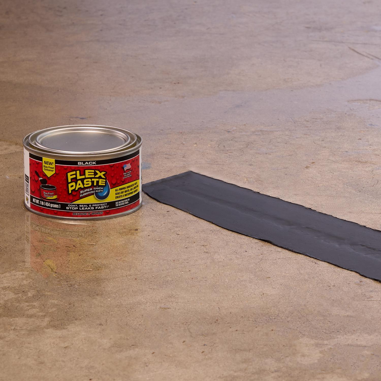 Flex Seal Family of Products Flex Paste Black Rubberized Paste 8.75 fl. oz.