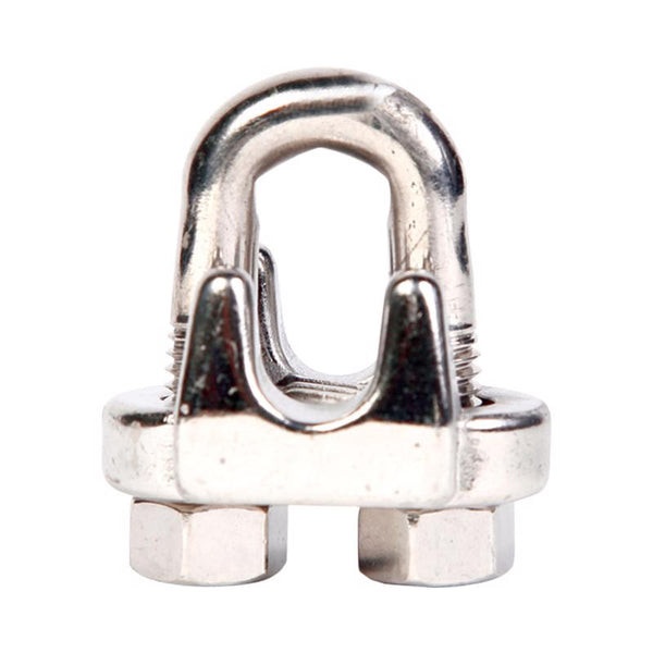 Koch Industries Polished Stainless Steel Wire Rope Clip 1/8 in