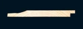 1 in. x 8 in. x 12 ft. #105 Pine Siding D - Grade
