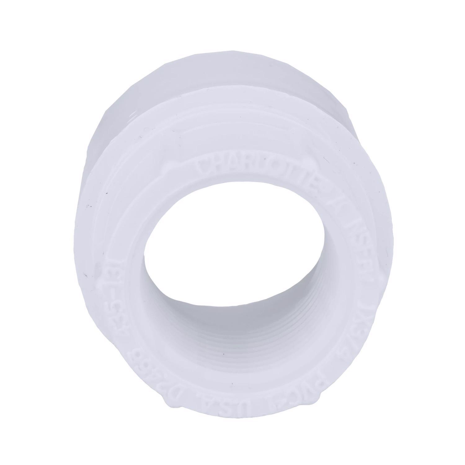 Charlotte Pipe Schedule 40 1 in. Slip X 3/4 in. D FPT PVC Pipe Adapter 1 pk