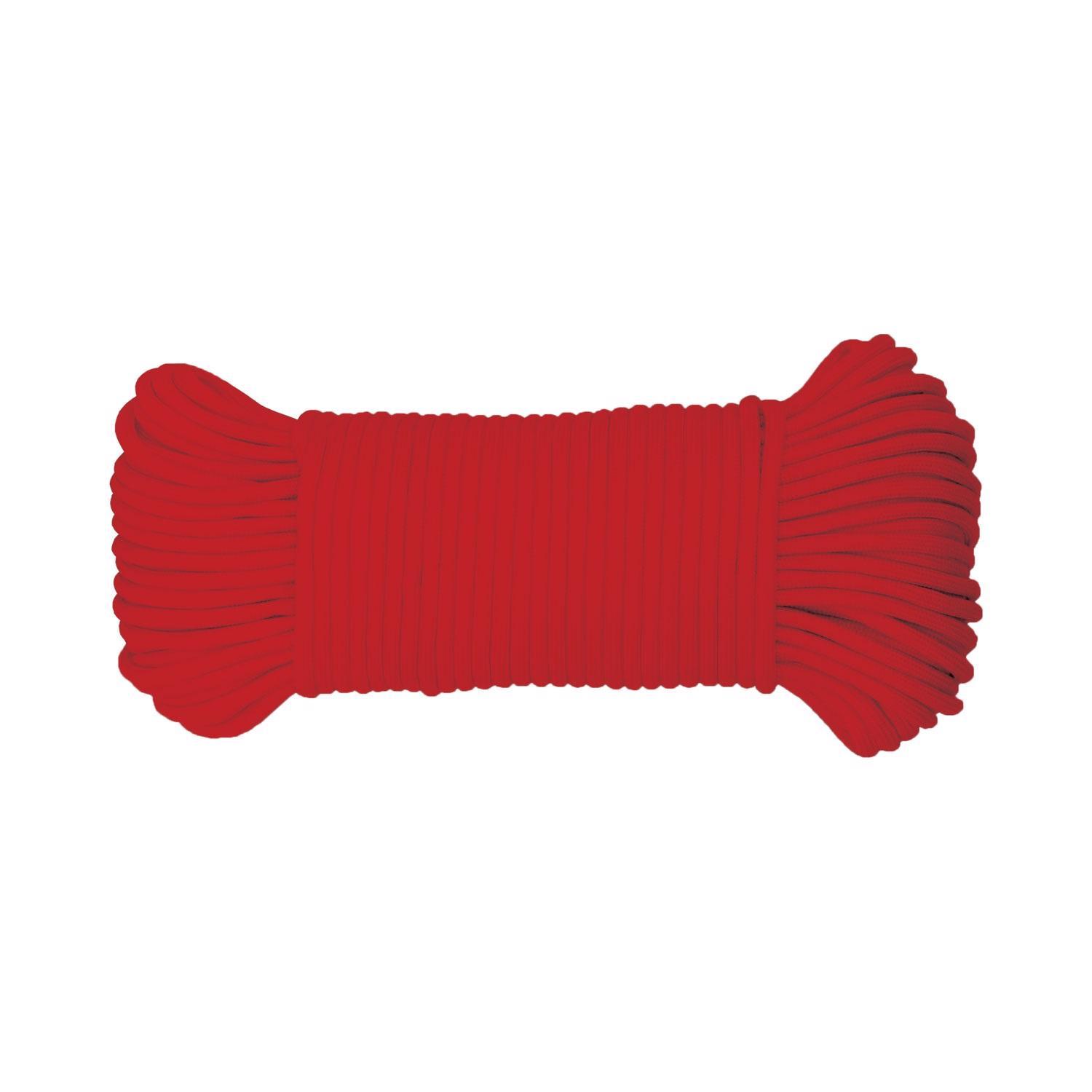 Koch Industries 5/32 in. D X 100 ft. L Red Diamond Braided Paracord Rope