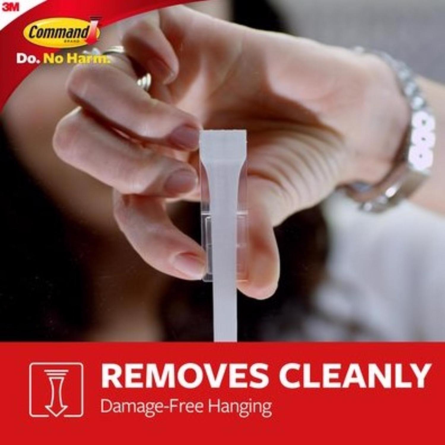 3M Command Medium Plastic Designer Hooks 3.13 in. L 6 pk