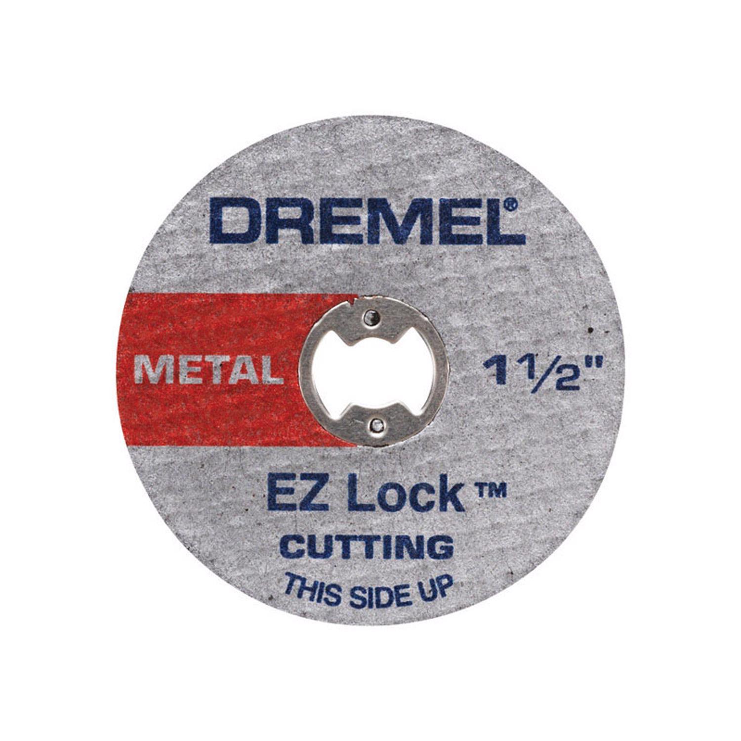 Dremel EZ Lock 1-1/2 in. D X 1/8 in. X 0.05 in. thick Fiberglass Metal Cut-Off Wheel 5 pk