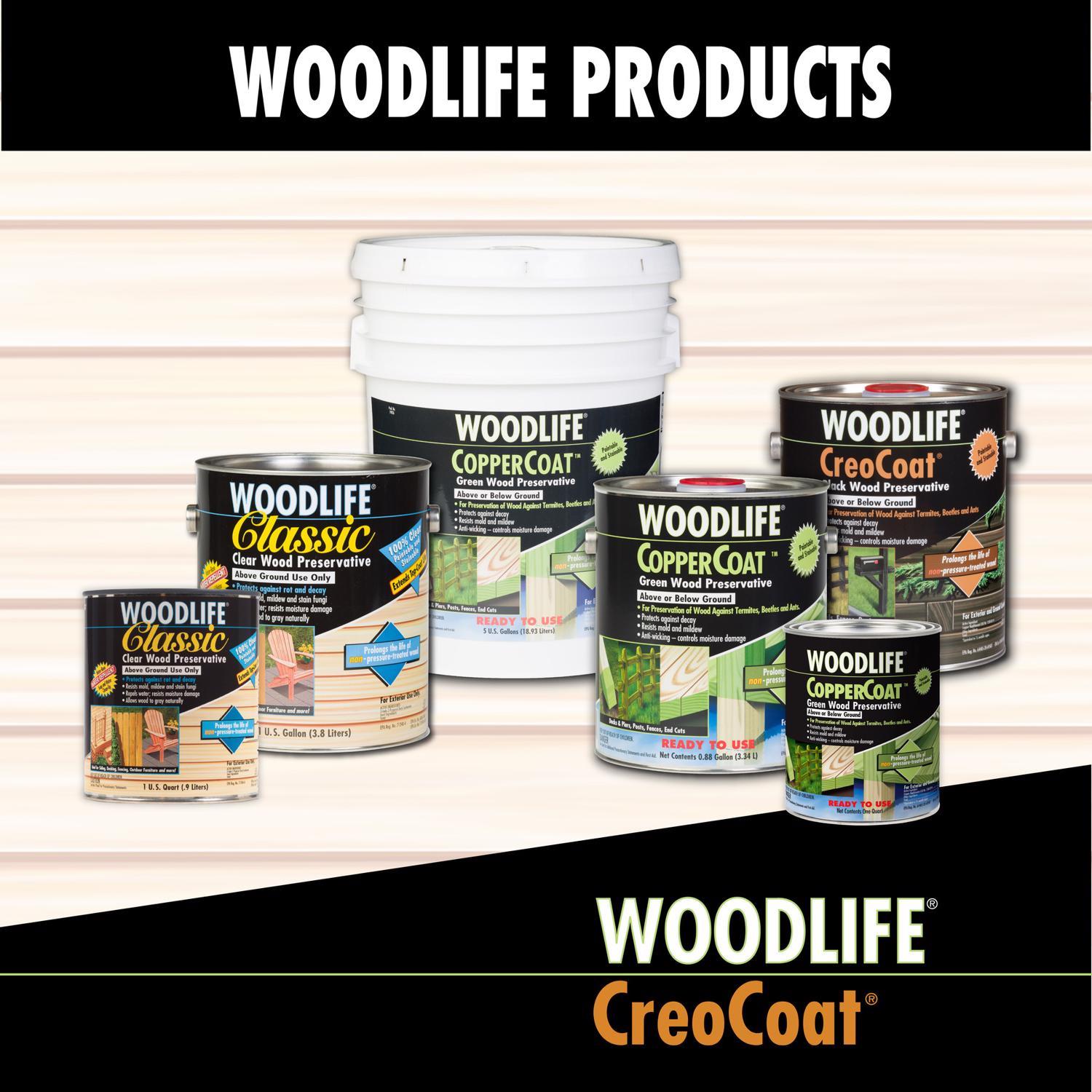 Wolman Woodlife Black Semi-Transparent Water-Based Wood Preservative 1 gal