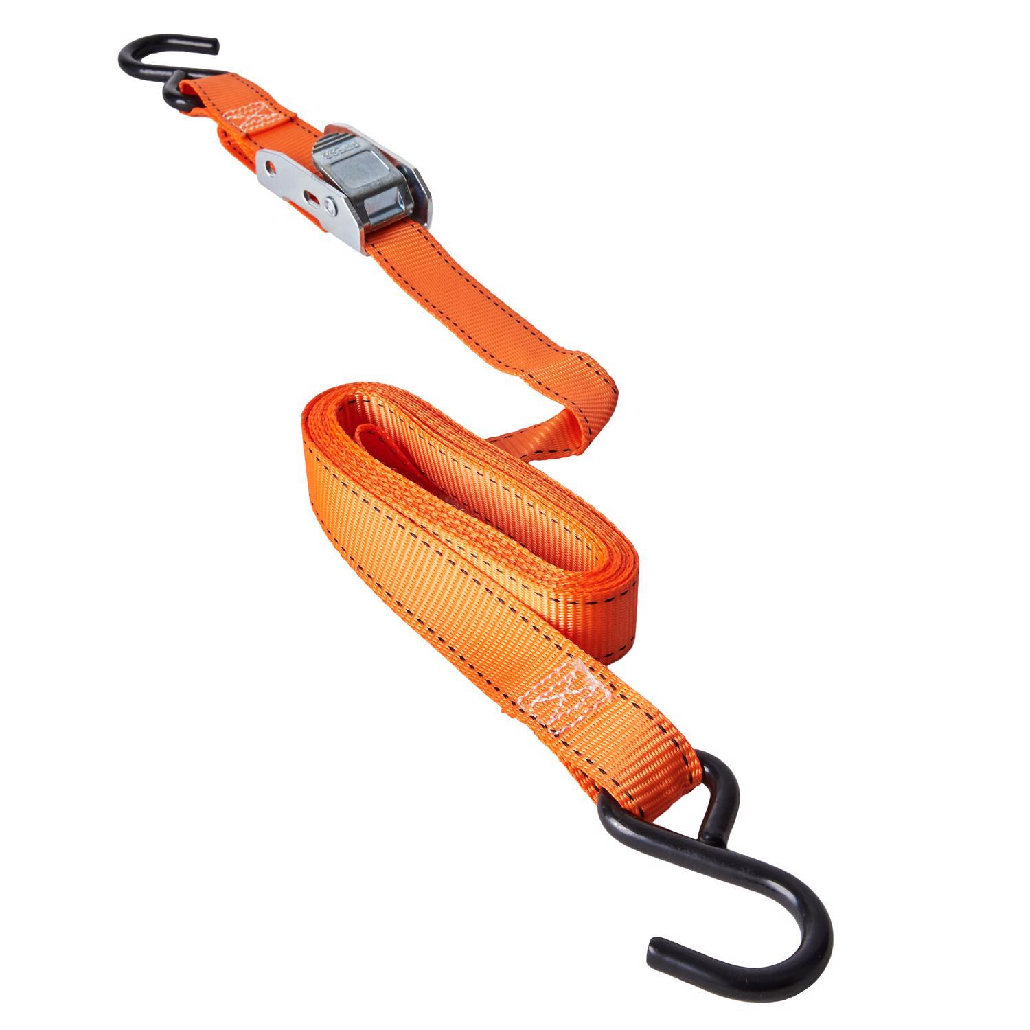 Keeper 1 in. W X 10 ft. L Orange Tie Down 300 lb 2 pk