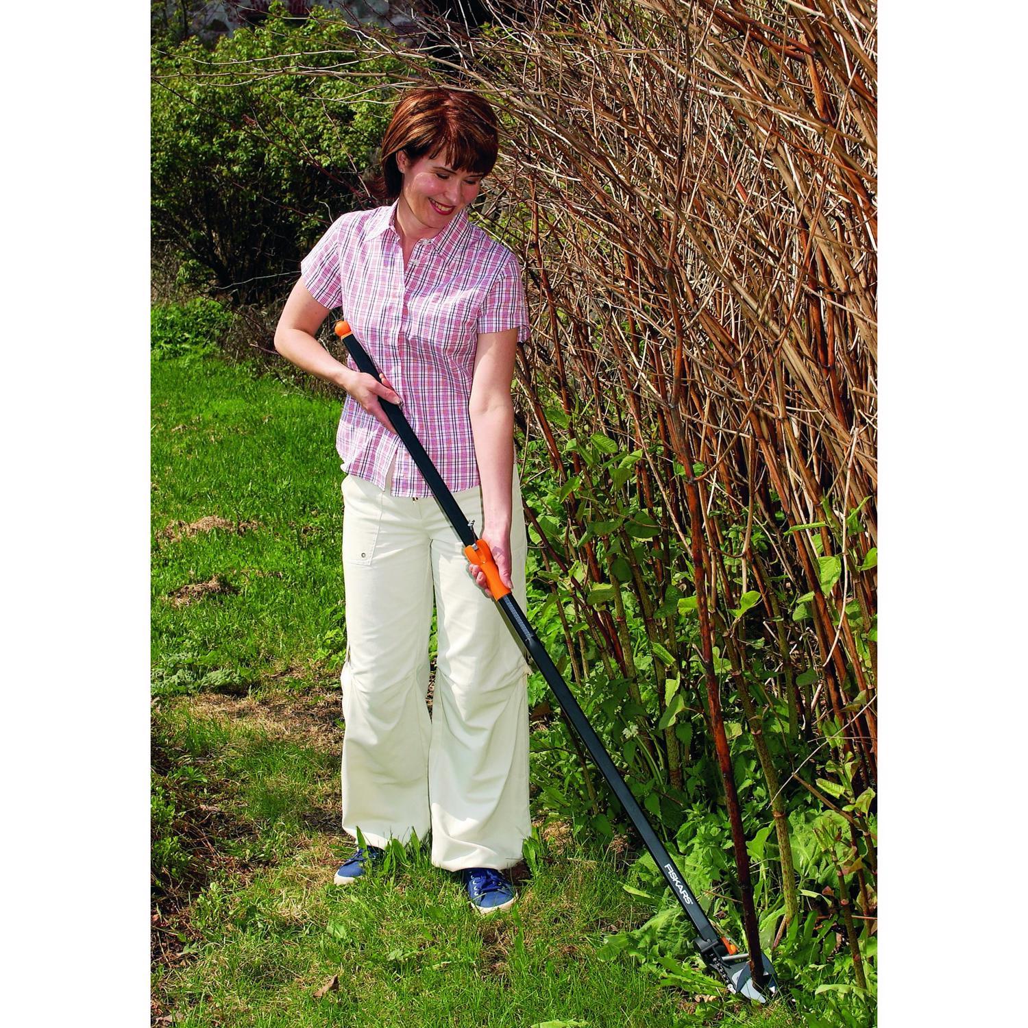 Fiskars Pruning Stik 50 in. Steel Bypass Tree Pruner