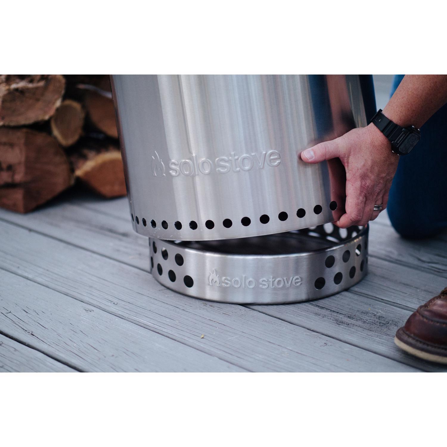 Solo Stove Ranger 15 in. W Stainless Steel Round Multi-Fuel Fire Pit with Stand