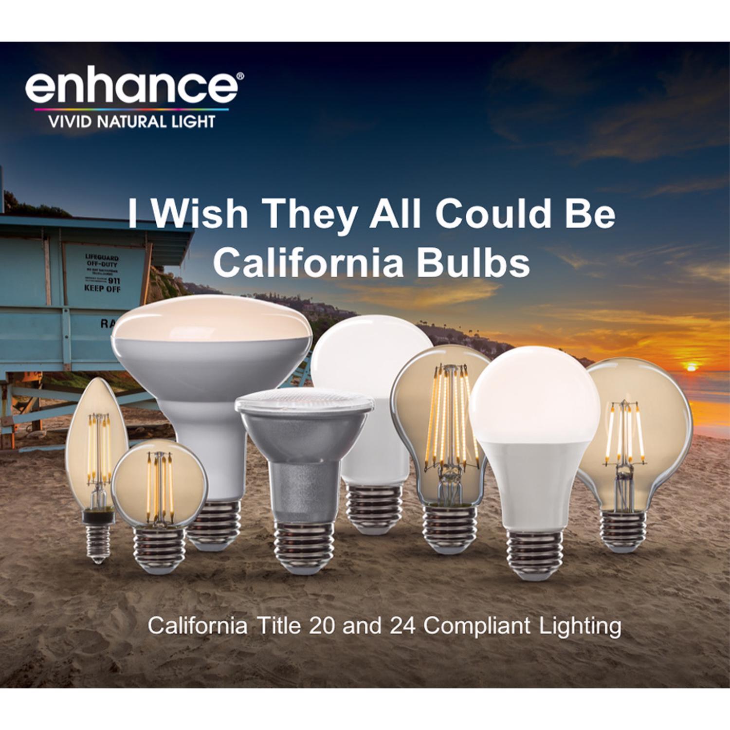 Feit A15 E26 (Medium) Filament LED Bulb Soft White 40 Watt Equivalence 2 pk