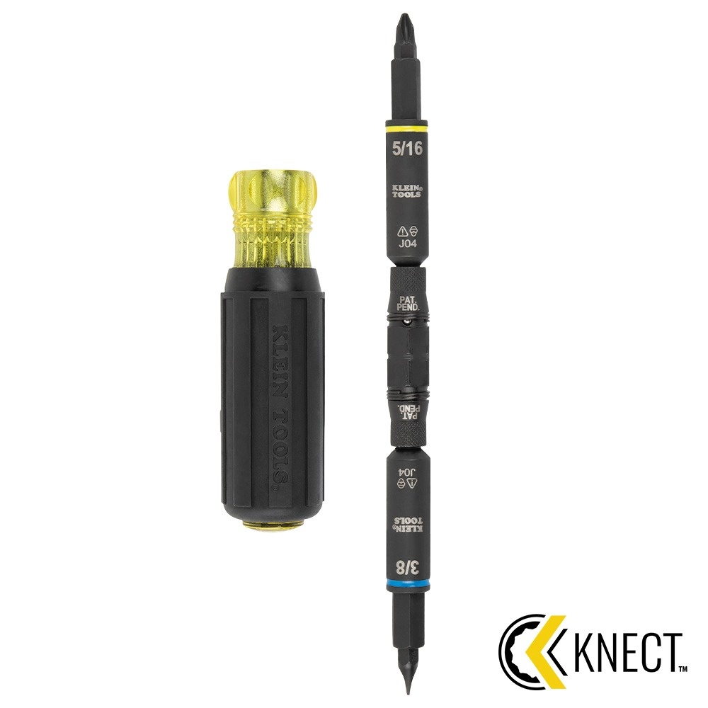 Klein Tools KNECT&trade; Impact-Rated HVAC Screwdriver / Nut Driver, 11-in-1