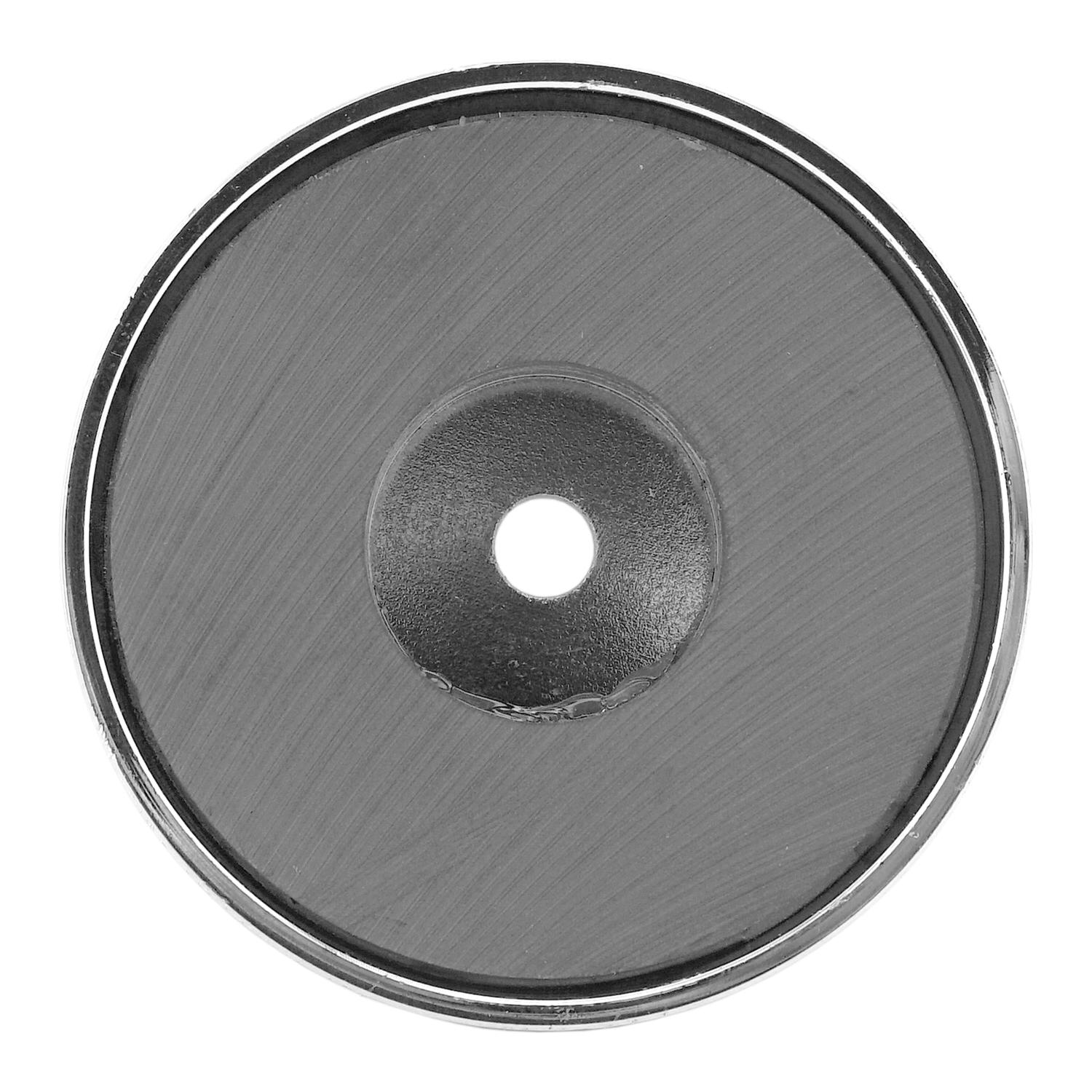 Magnet Source.303 in. L X 2.04 in. W Silver Round Base Magnet 25 lb. pull 1 pc