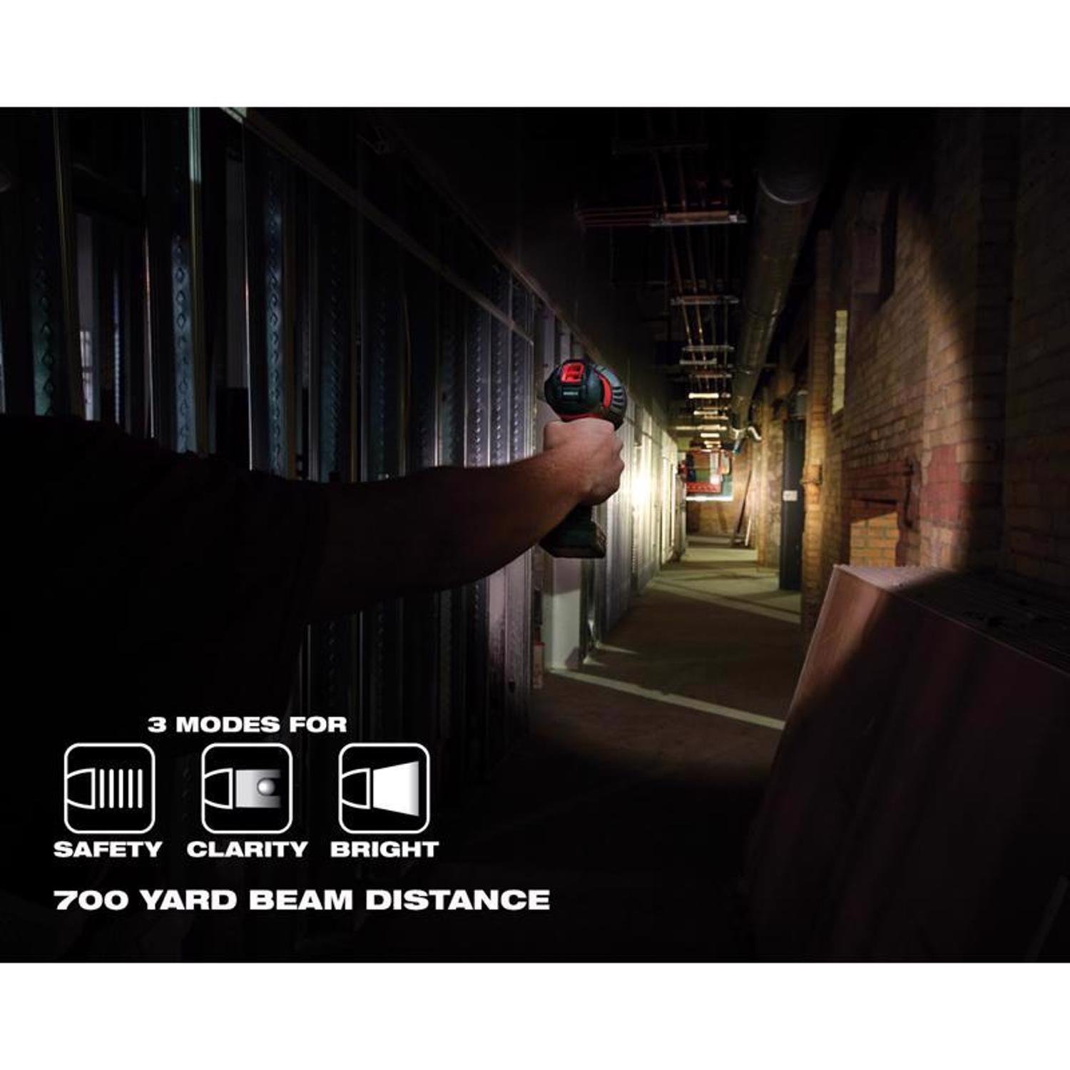 Milwaukee M12 750 lm LED Battery Handheld Spot Light